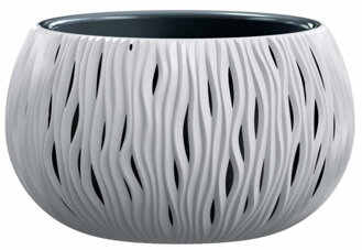 Květináč SANDY BOWL, vklad - mocca 14,4 cm