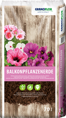 Substrát Gramoflor pro balkónové rostliny 70l