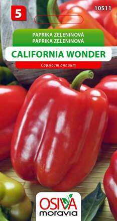 Paprika zeleninová - sladká - California Wonder