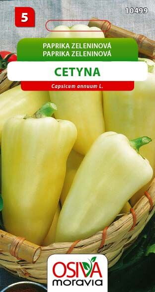 Paprika zeleninová - pálivá - Cetyna