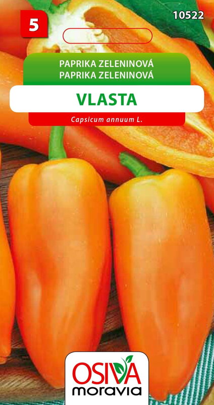 Paprika zeleninová - sladká - Vlasta