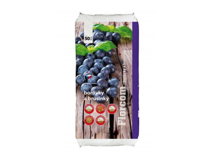 Substrát Florcom pro borůvky a brusinky 50L