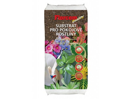 Substrát Florcom pro pokojové rostliny QUALITY  10L