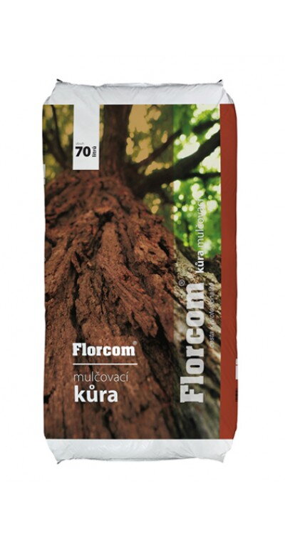 Mulčovací kůra Florcom smrková 70L Mulčovací kůra Florcom smrková 70L